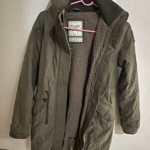 Abercombie & Fitch  Green Jacket Parker Sz S